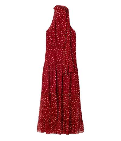 Abi Dress in Dot Red