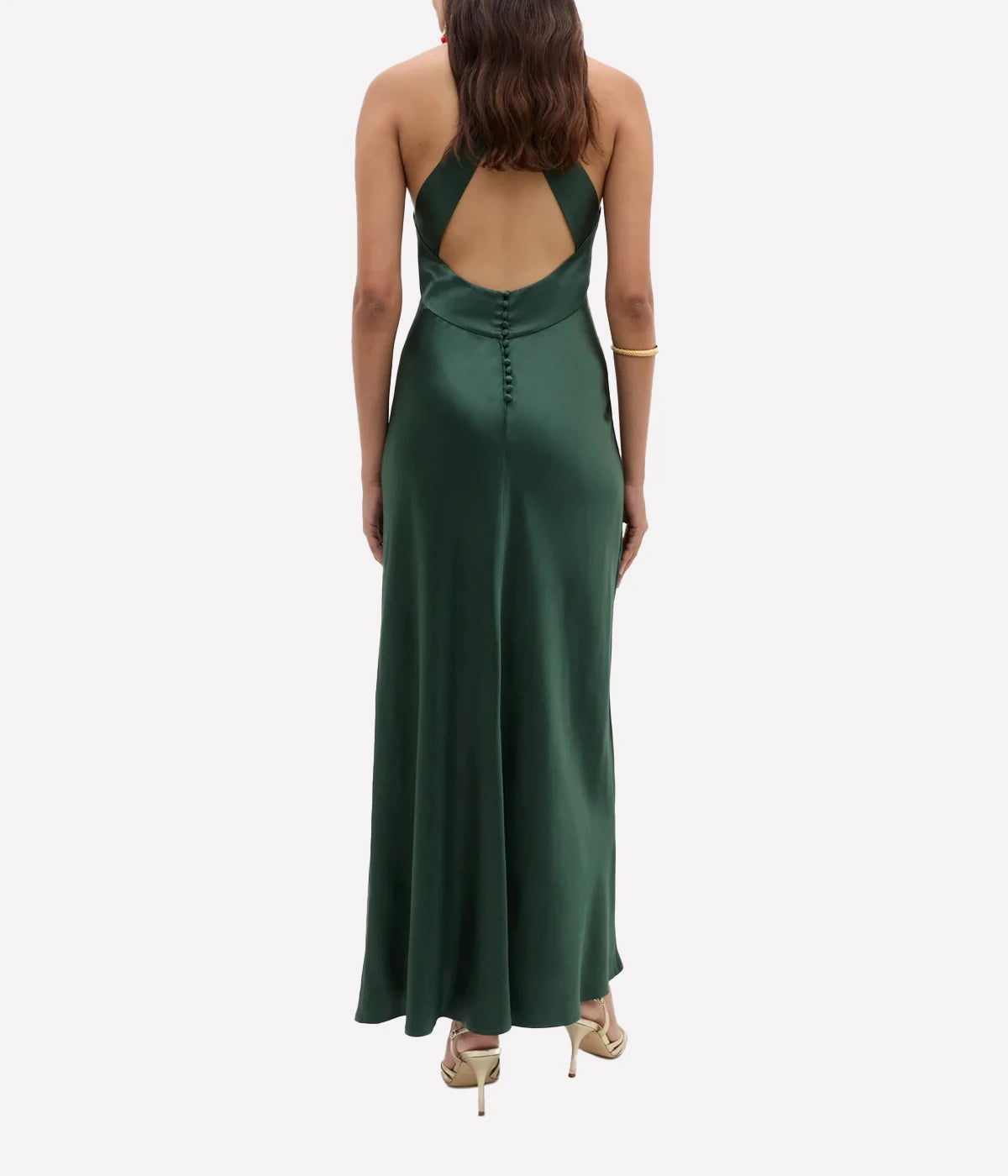 Losanna Dress in Forest Green