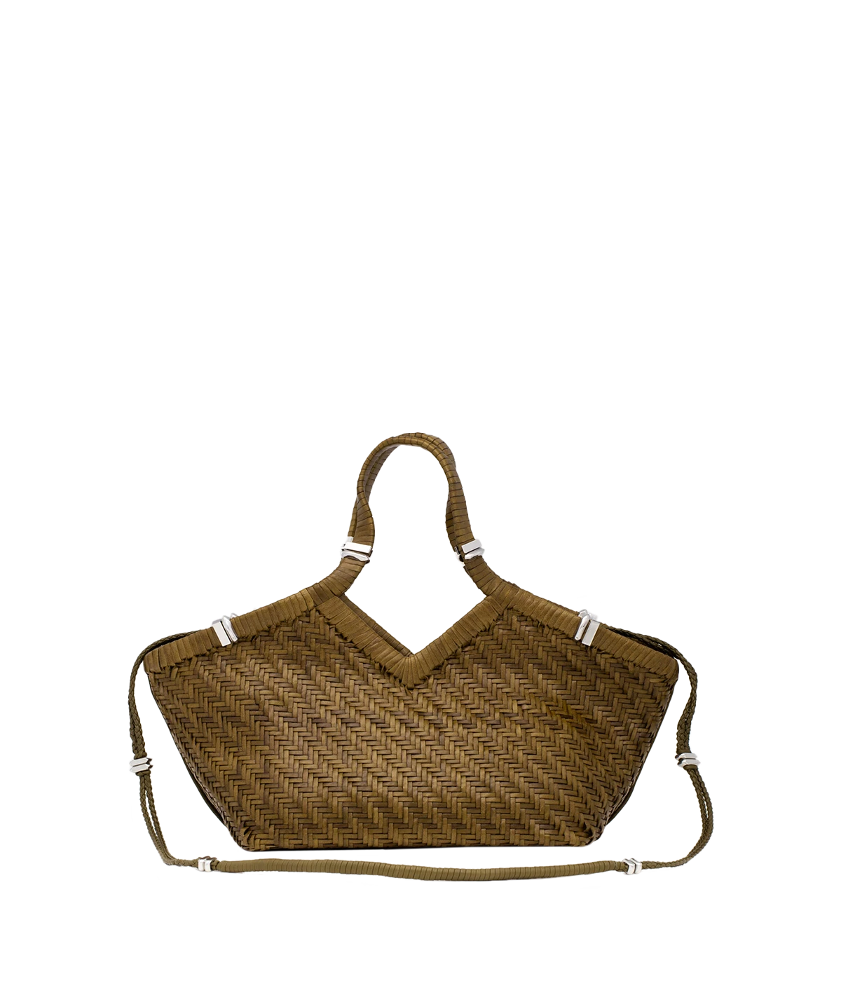 Usha Buffalo leather Bag in Coriandolo