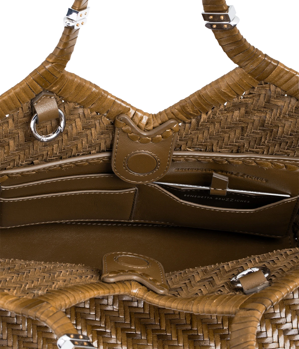 Usha Buffalo leather Bag in Coriandolo