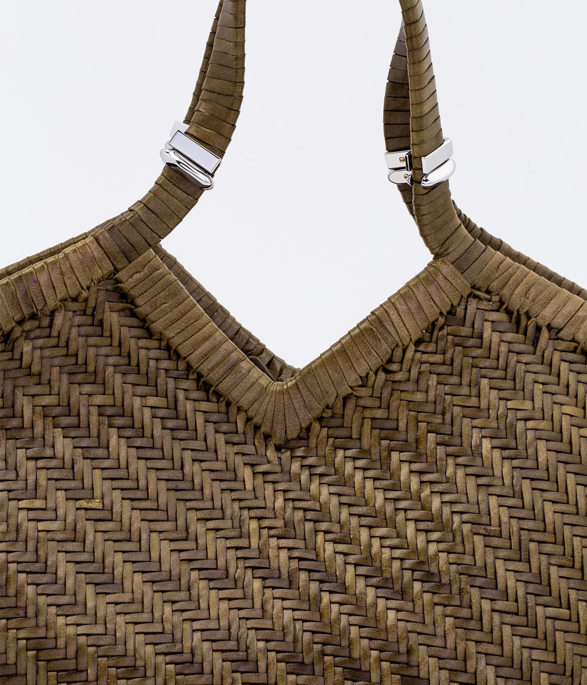 Usha Buffalo leather Bag in Coriandolo