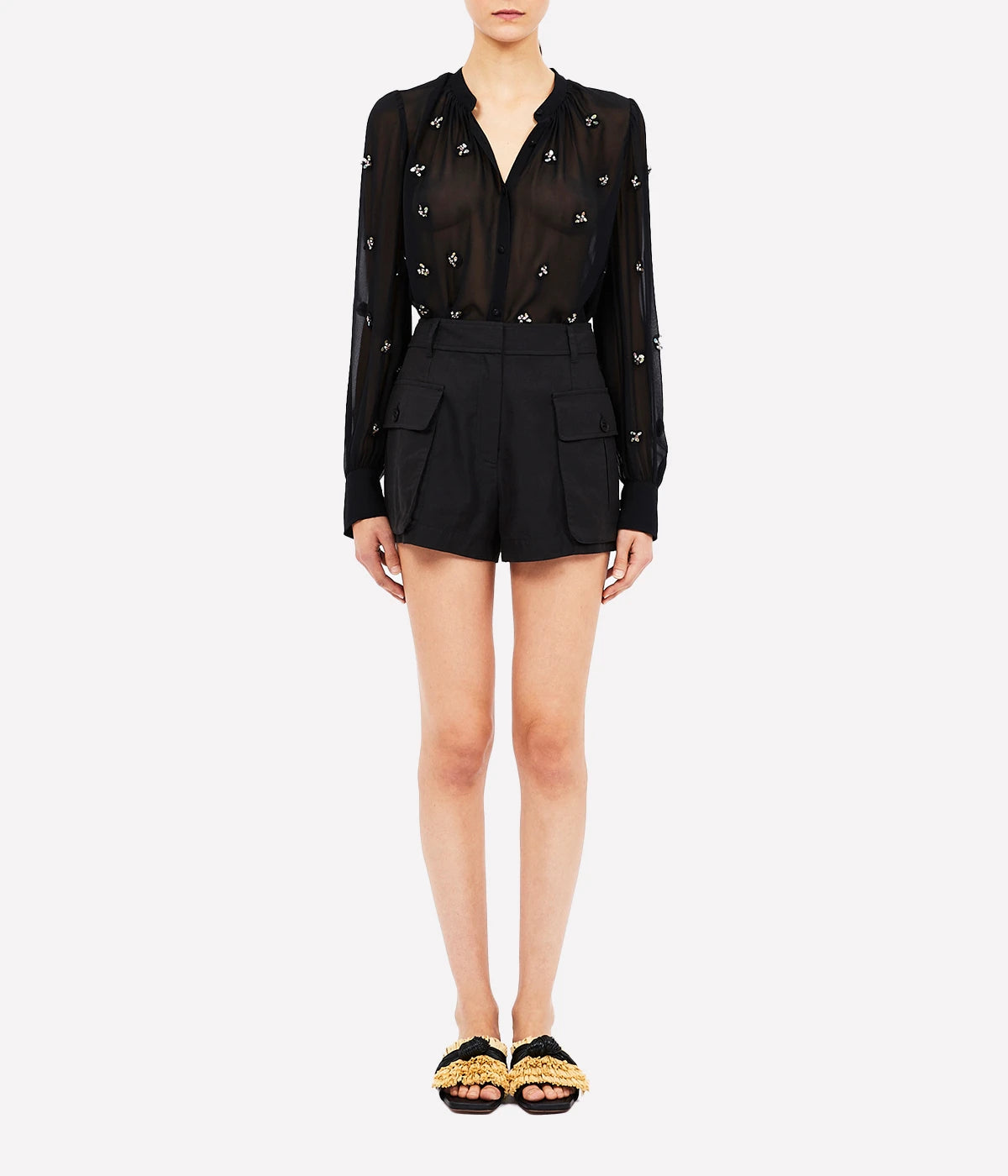 Bea Blouse in Noir