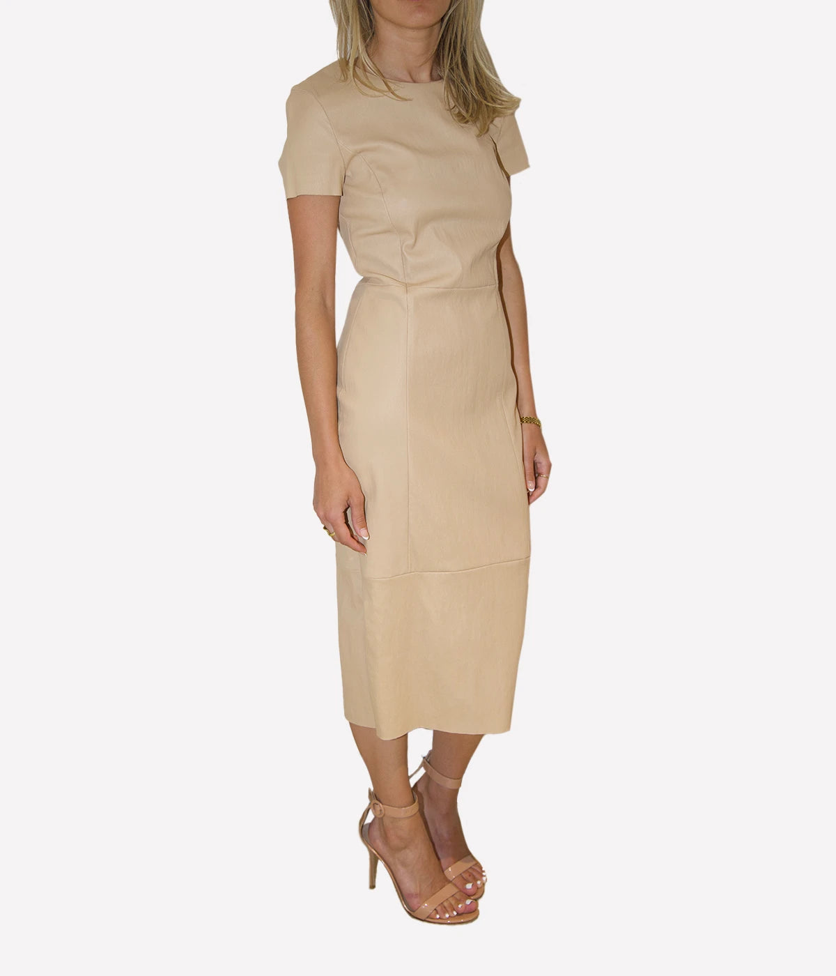 *FINAL SALE* Midi Dress in Moonstone