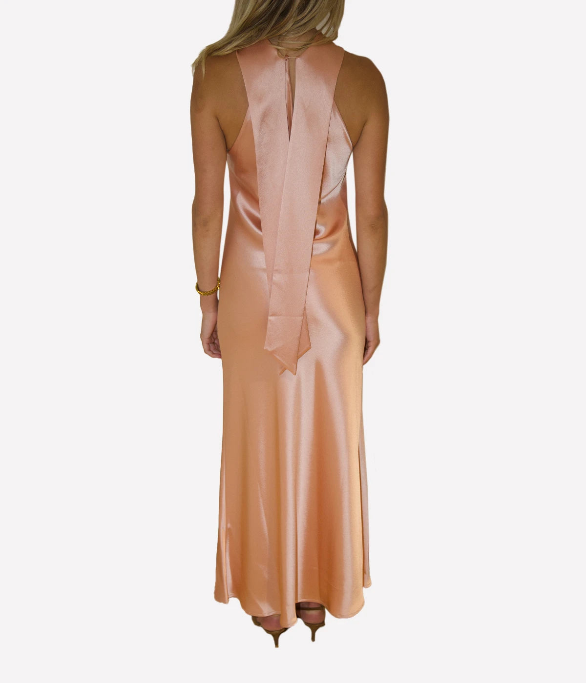 *FINAL SALE* Cropped Sienna Dress in Nude