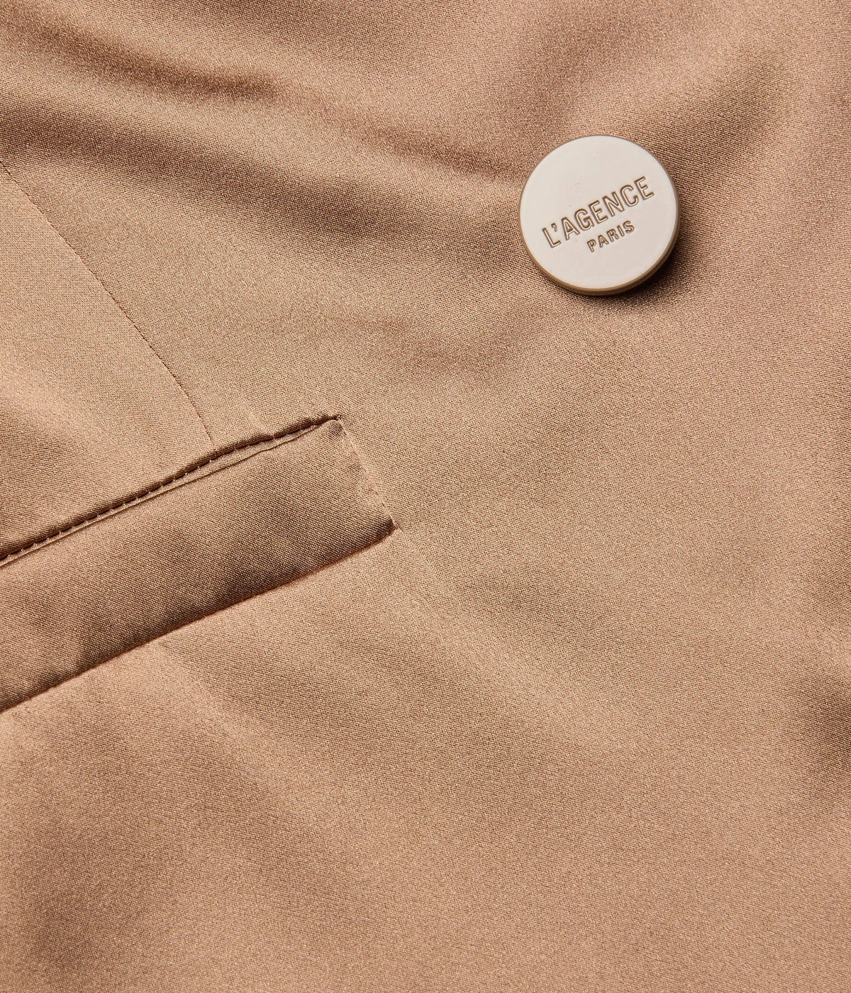 Sena Double Breasted Blazer In Portabella