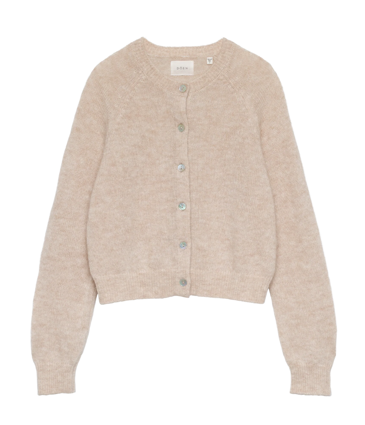 Petra Cardigan in Hazelnut Crème