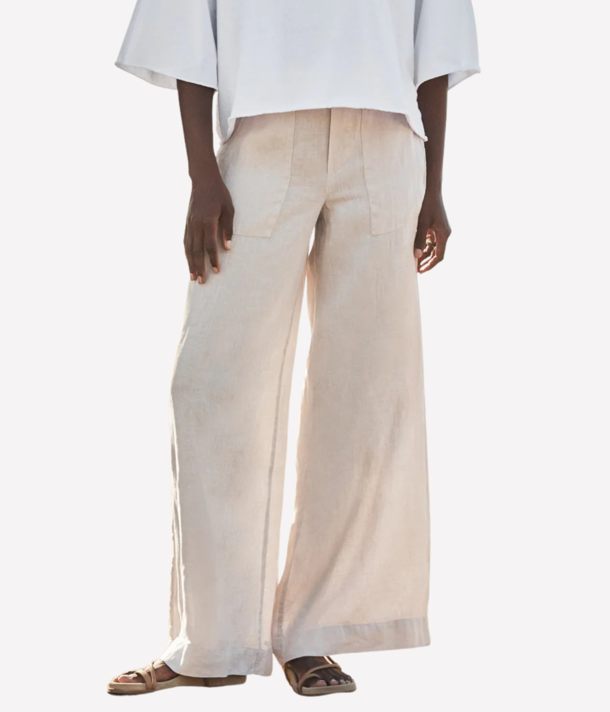 Madeline Pull On Pant In Sand