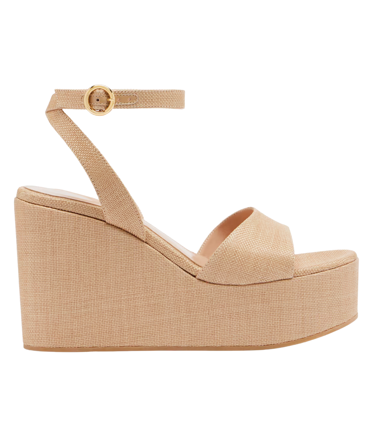 Haiti Raffia Wedge in Lino
