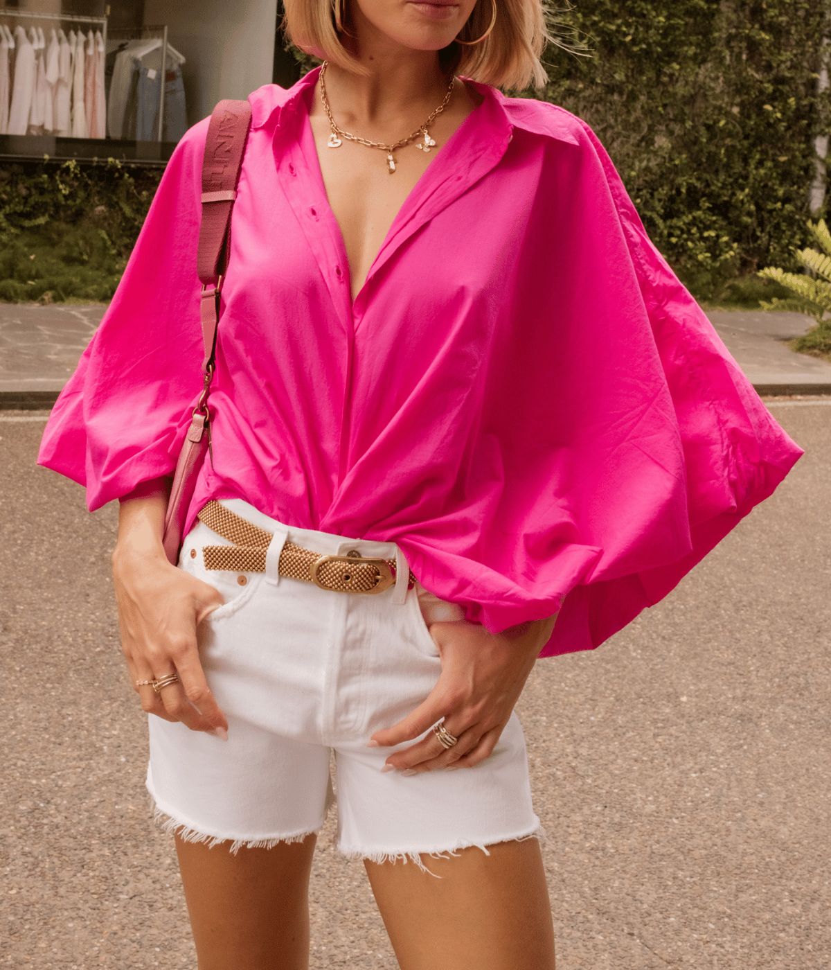 Satchi Shirt in Fuschia