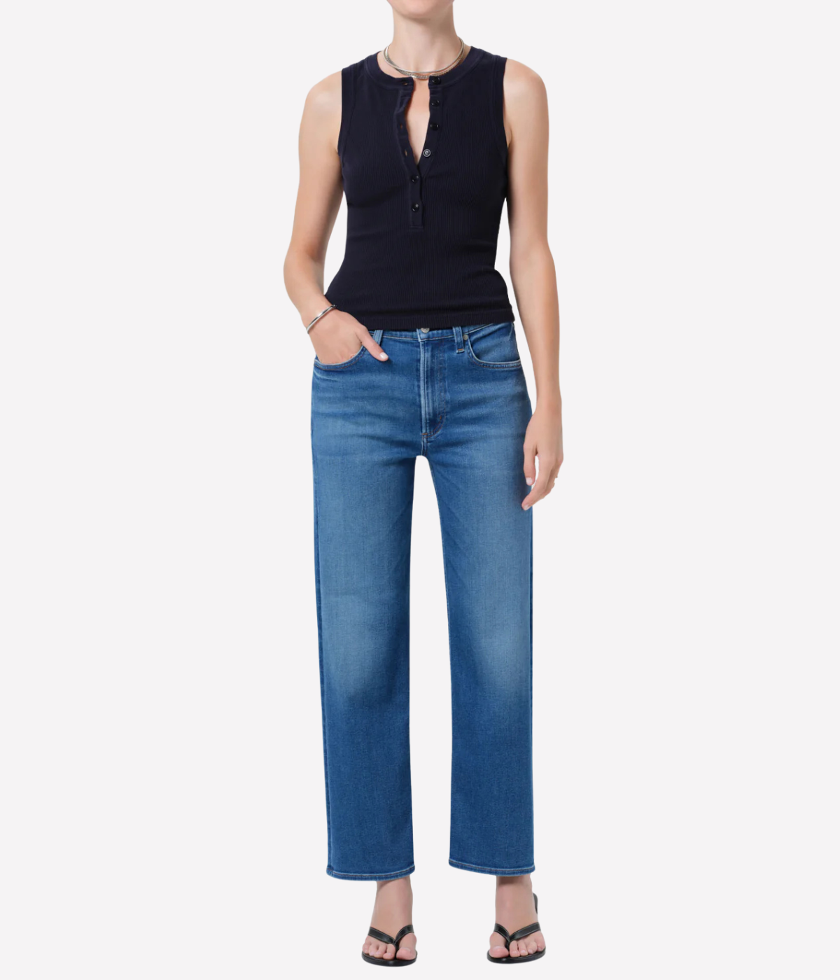 Caralyn Tank in Navy