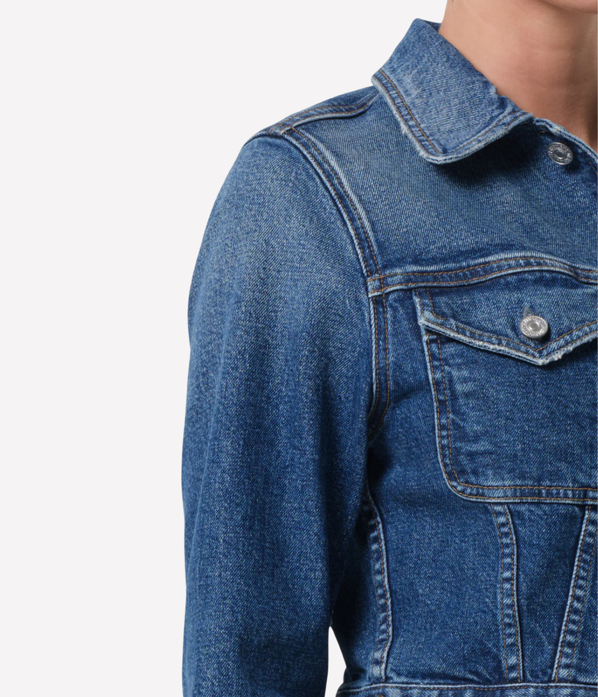 Charisse Shrunken Jacket In Briar