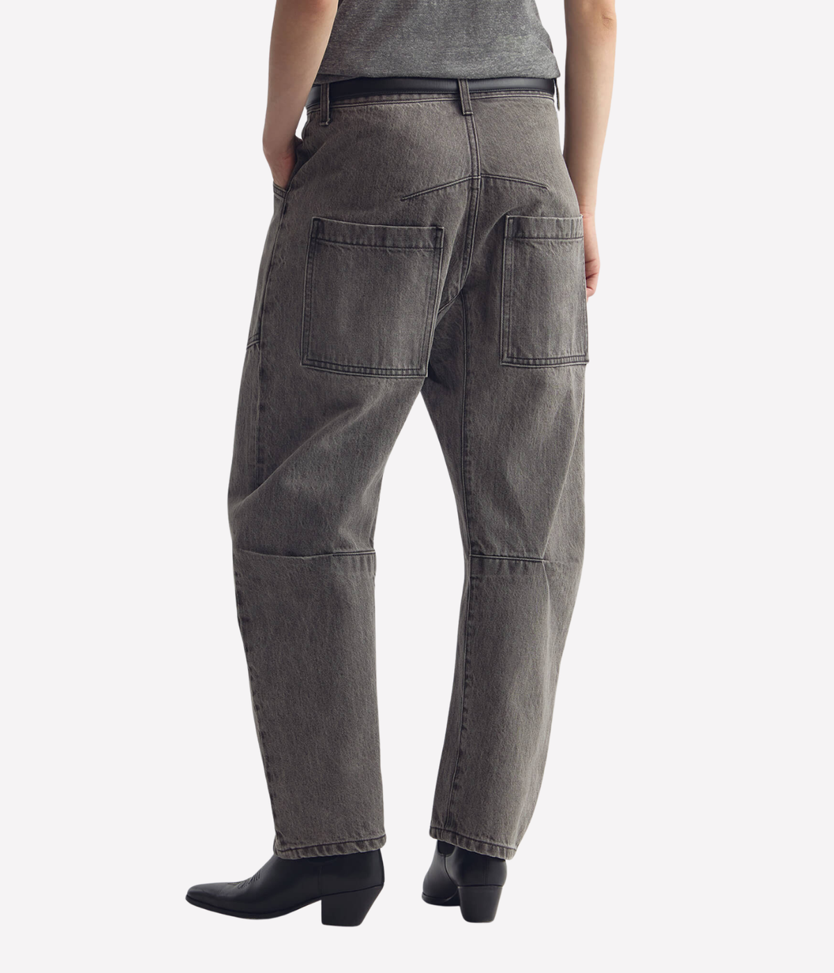 Shon Jean In Ash Grey Wash