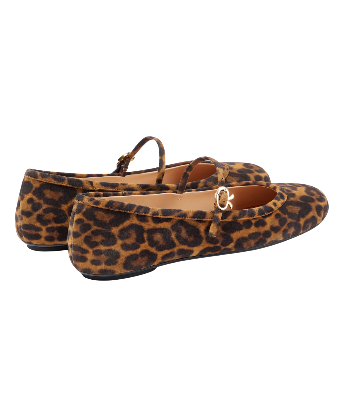 Carla Ballet Flat In Almond Leopard