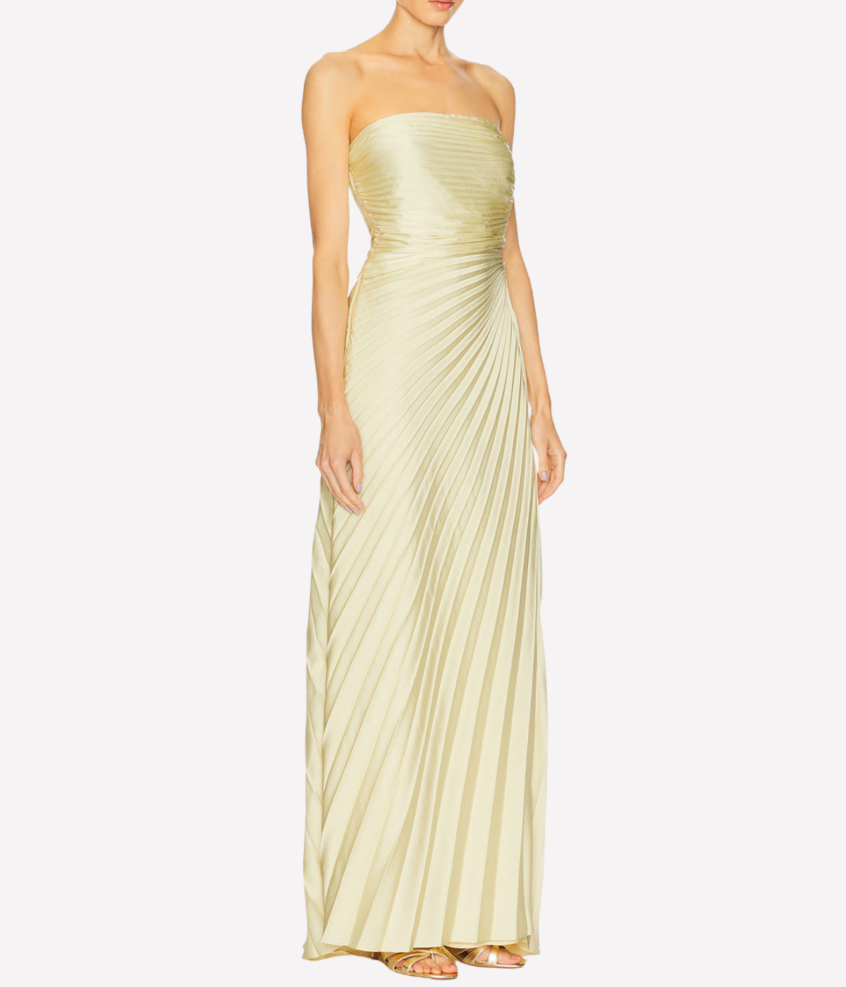 Bianca Dress in Light Canary