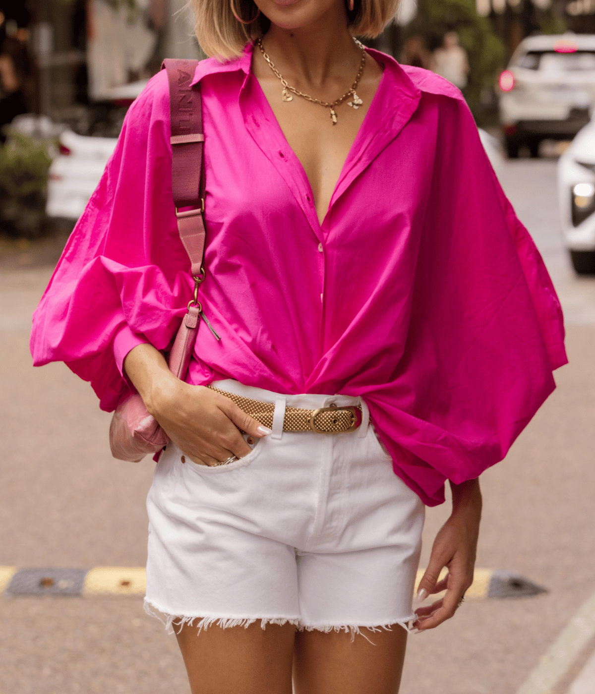 Satchi Shirt in Fuschia