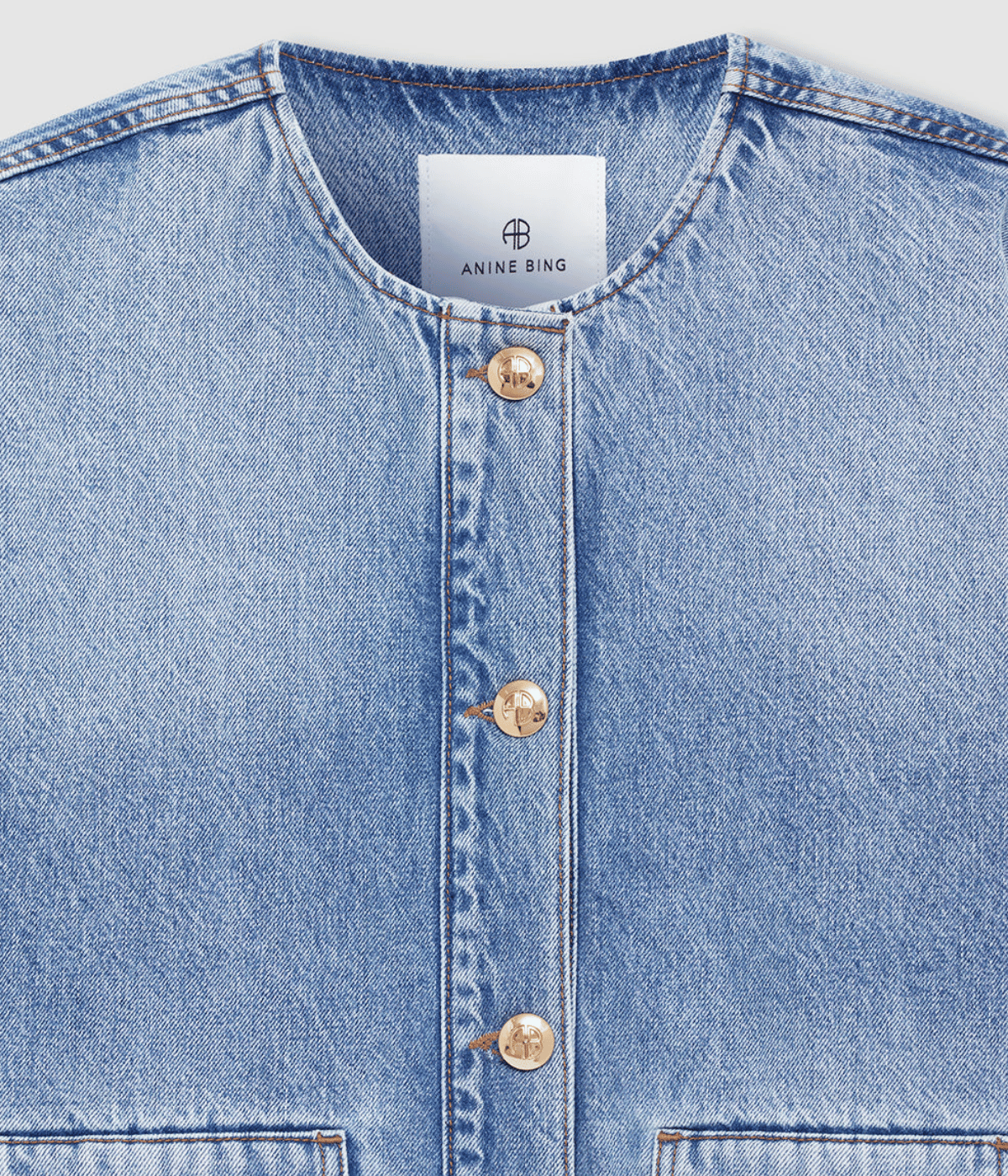 Blanche Denim Jacket in Washed Blue