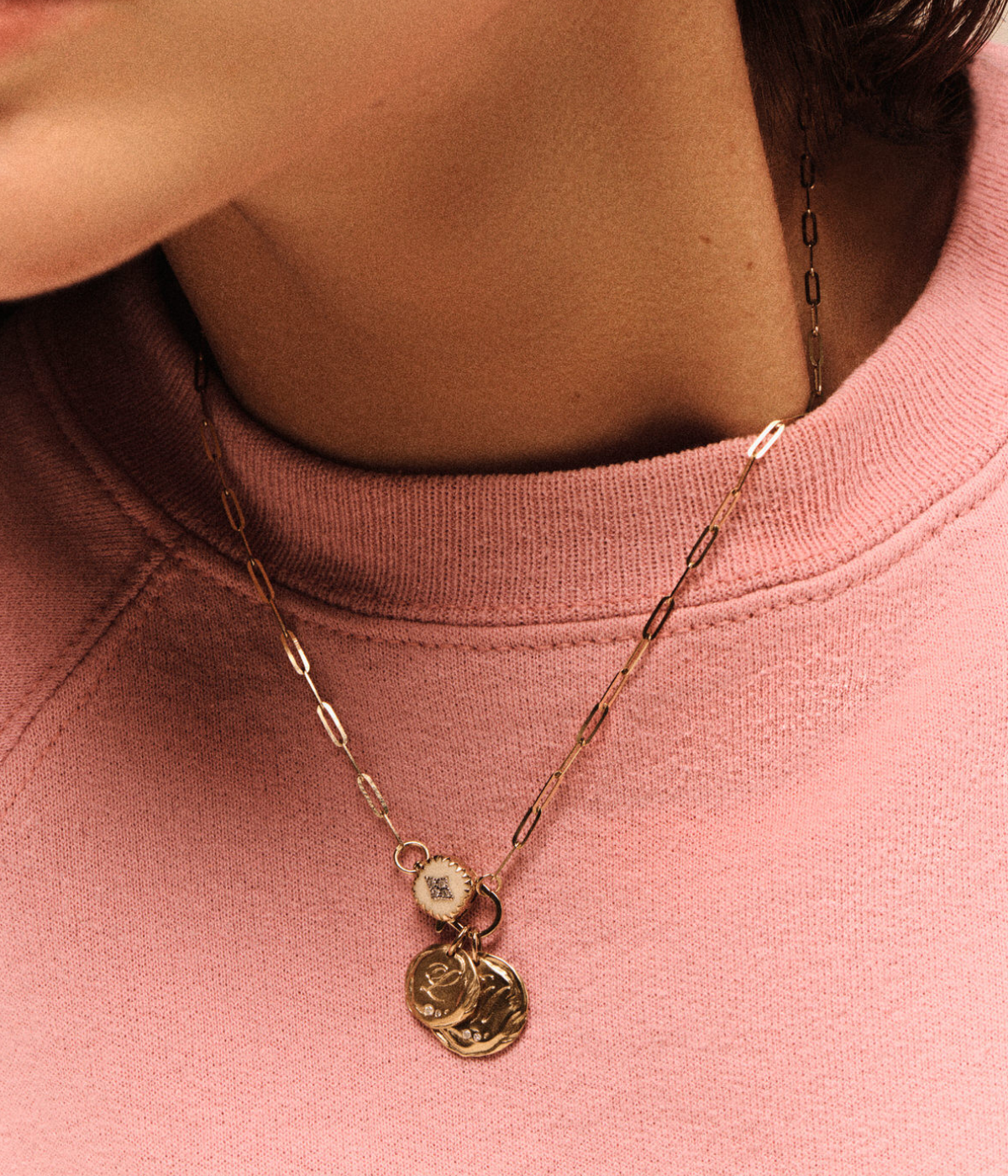 Ginger Necklace in White