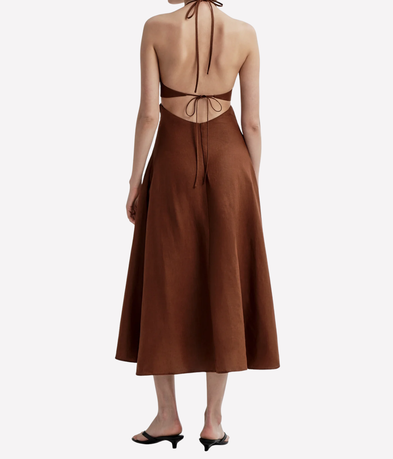Evelena Dress in Brunette