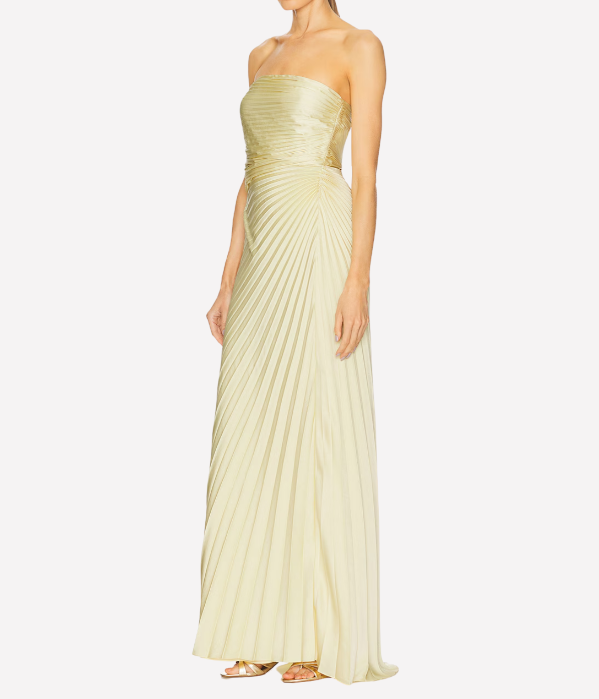 Bianca Dress in Light Canary