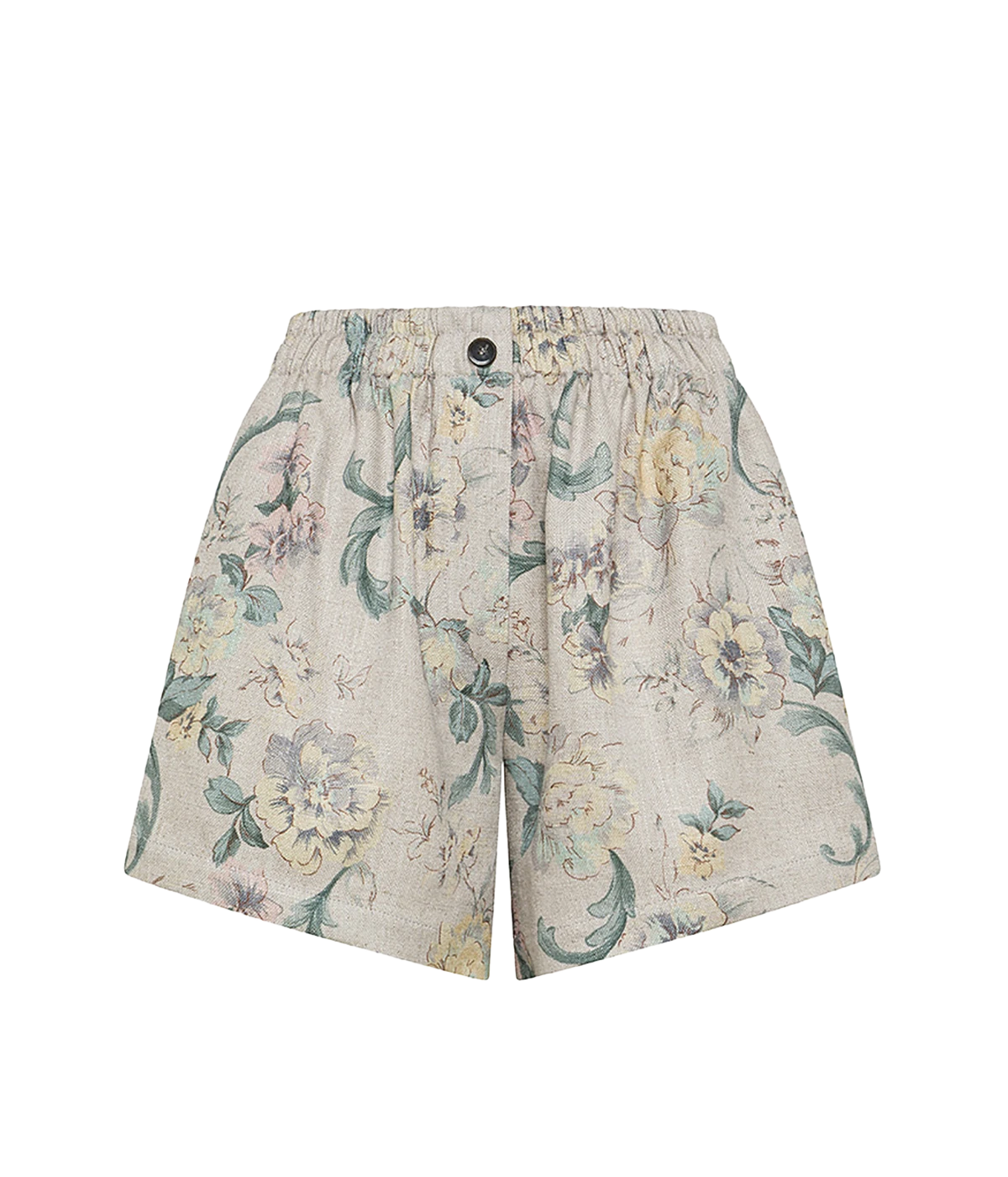 Peonia My Love Hopsack Bermuda Pants In Glicine