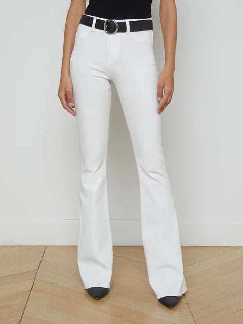 Sneeki Straight Jean in Blanc Coated