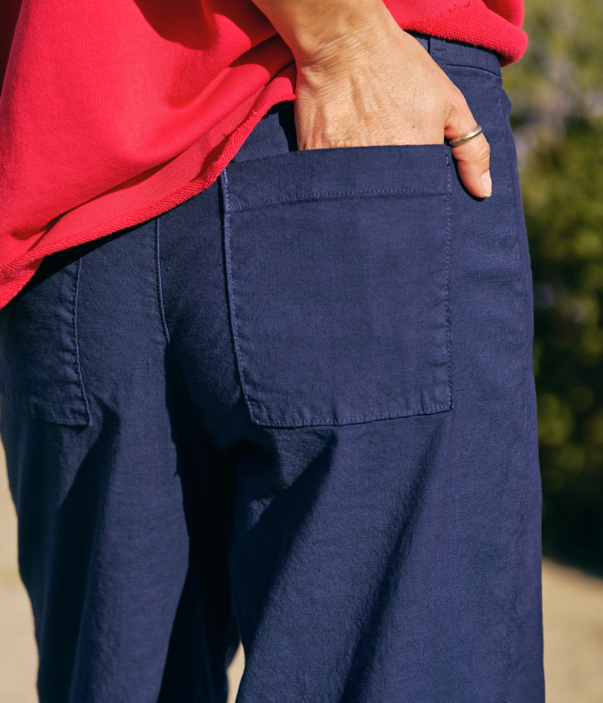 Wexford Trouser in Summer Navy