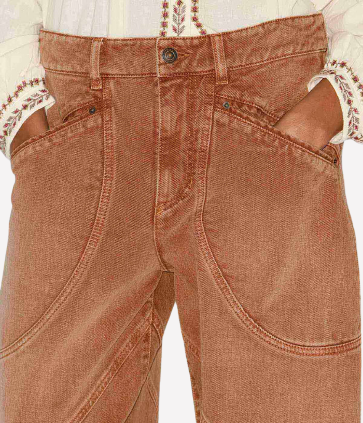 Catarina Pant in Ochre