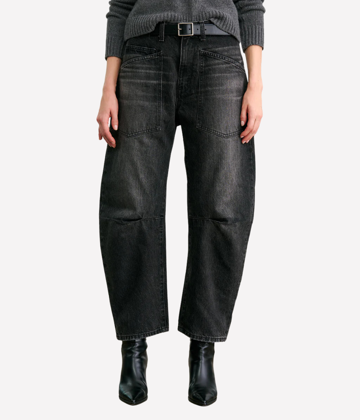 Shon Jean in Stone Washed Black