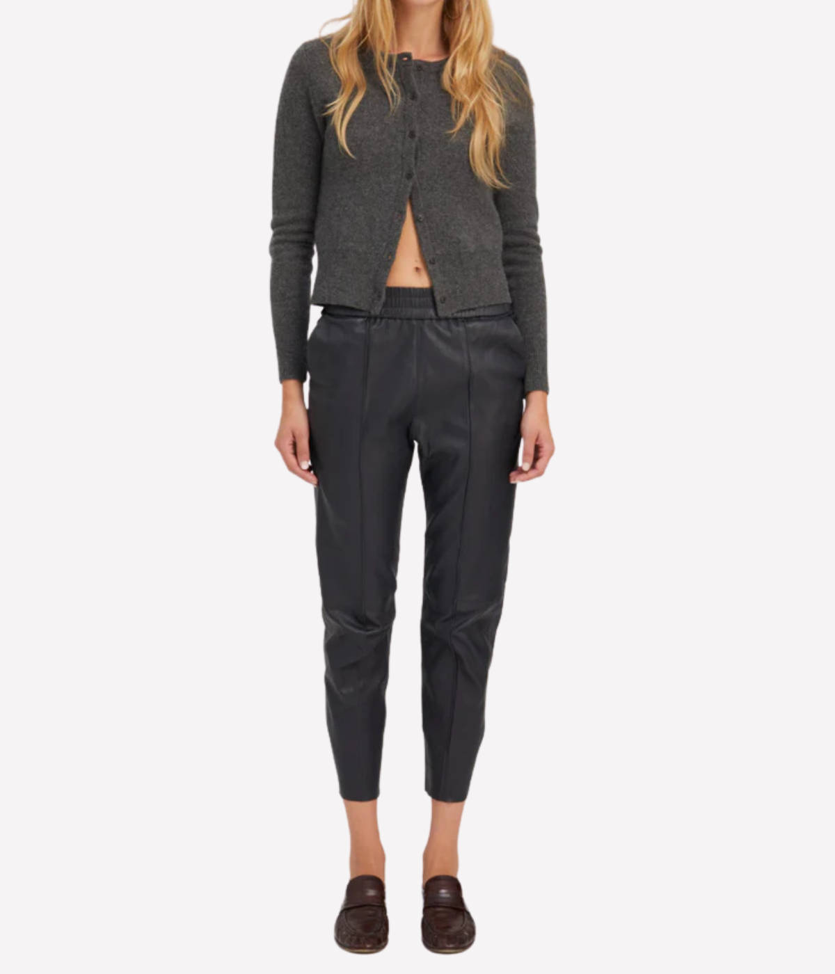 Slim Jogger with Pocket in Navy