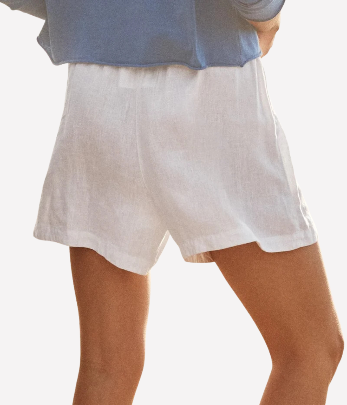 Mae Pull-On Short In White