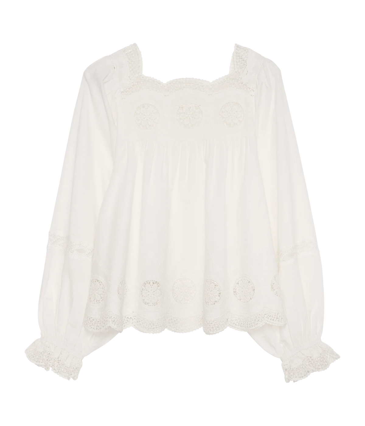 Soleia Top in Off White
