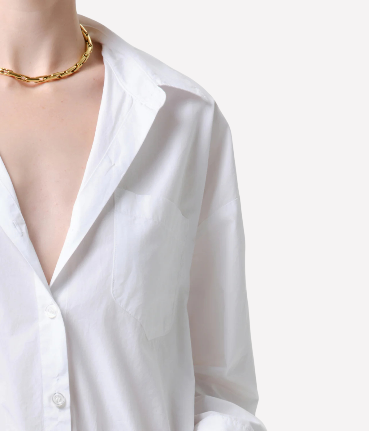 Petit Ami Shirt In Optic White