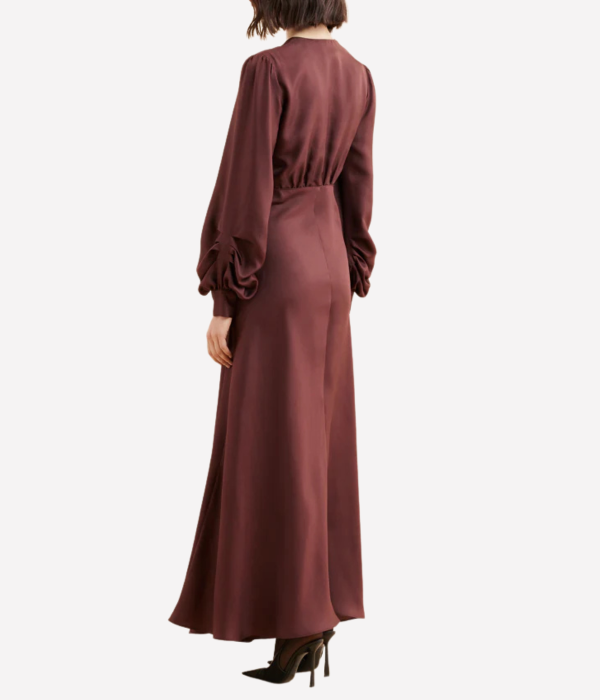 Valerie Dress in BORDEAUX