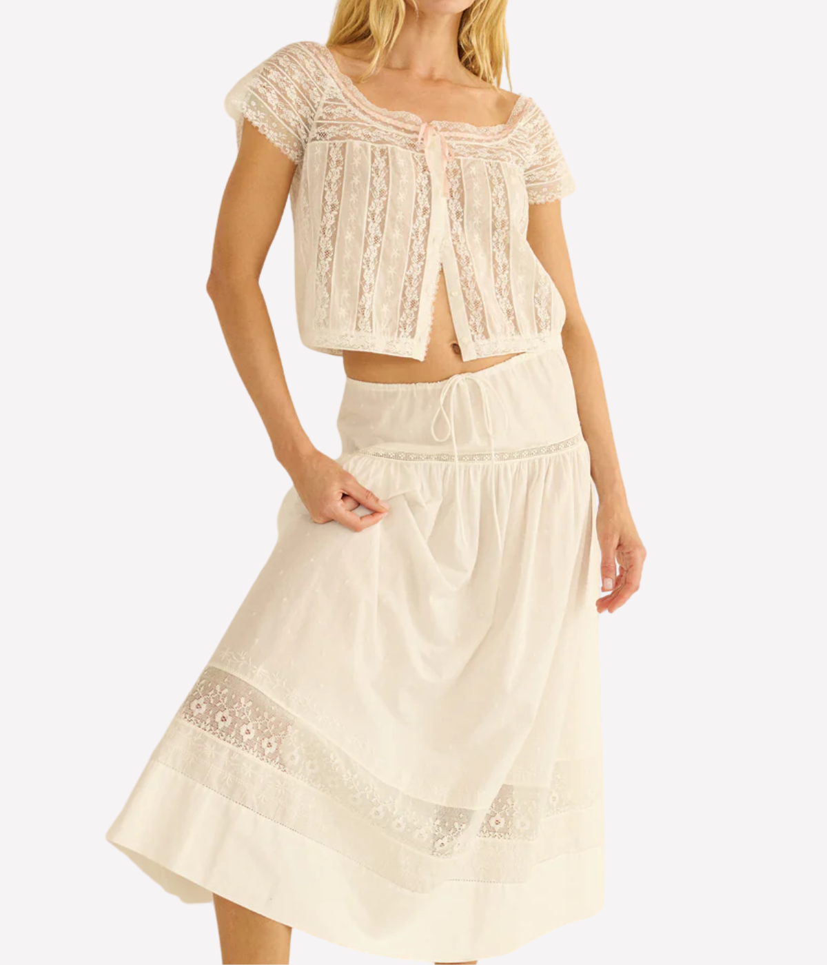 Greta Top In Salt
