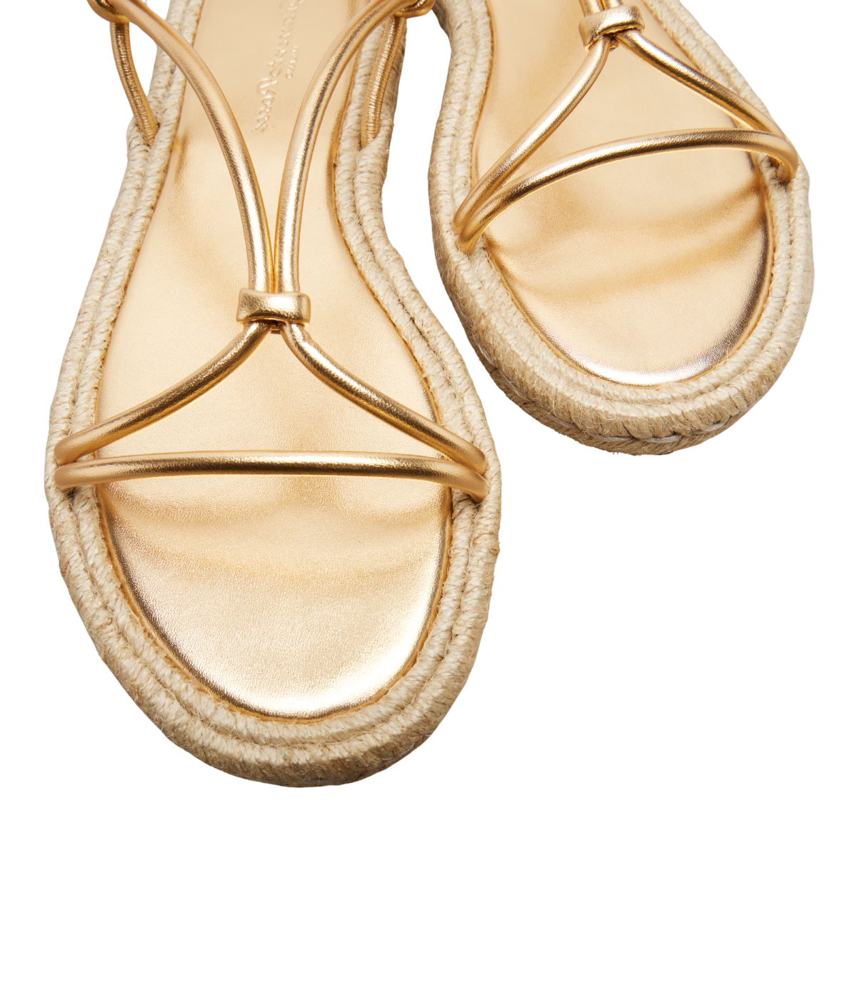 Bali Leather Espadrille Sandal in Mekong & Natural