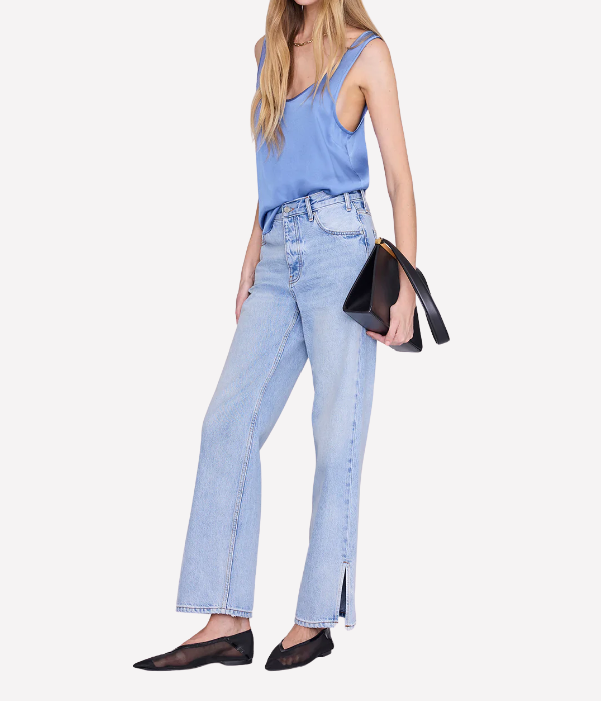 Lea Top in Storm Blue