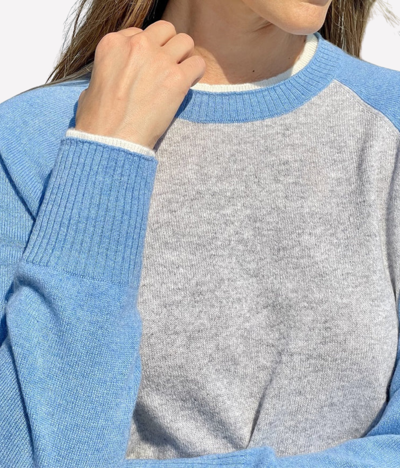 Proctor Baseball Tee in AZURE