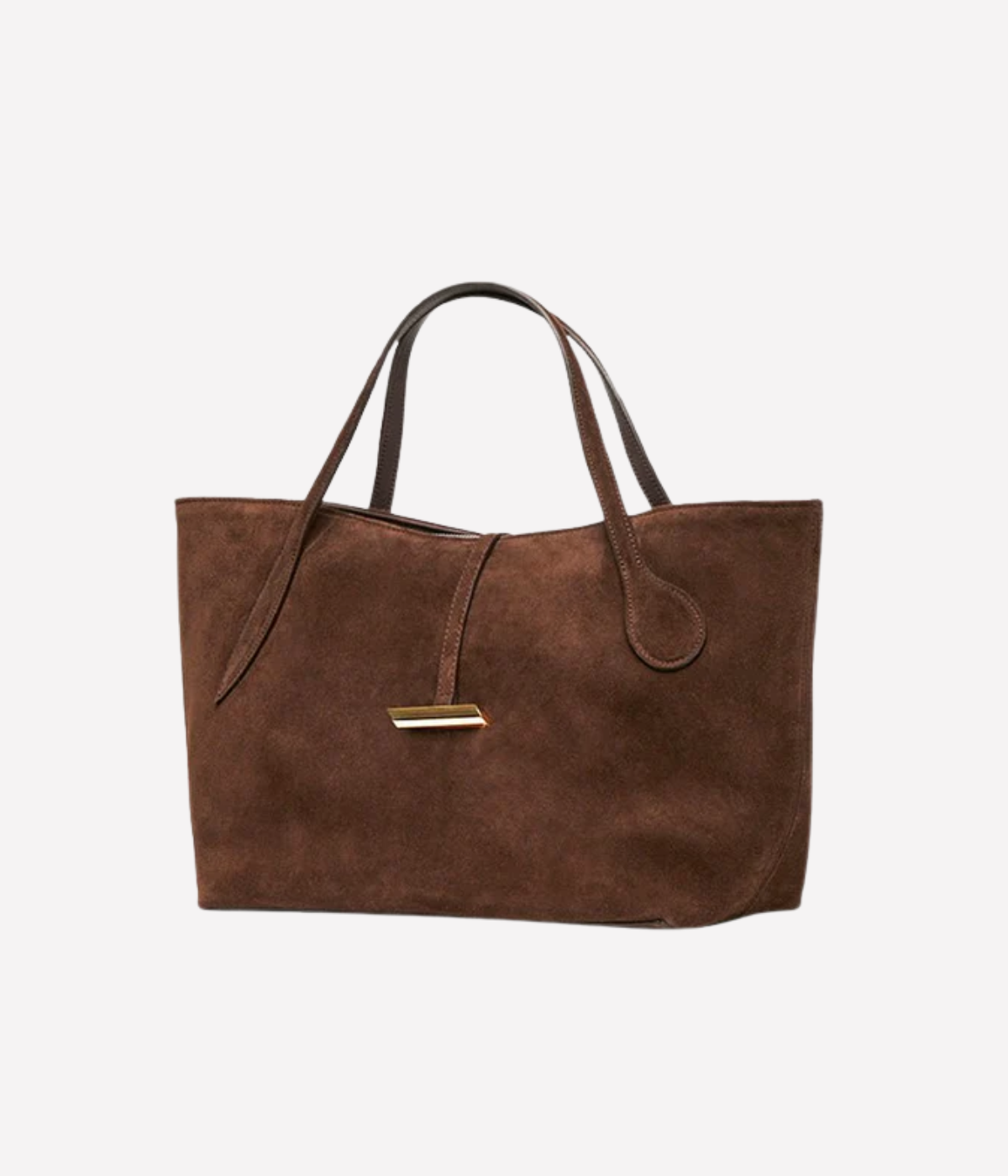 Petite Penne Tote in dark brown