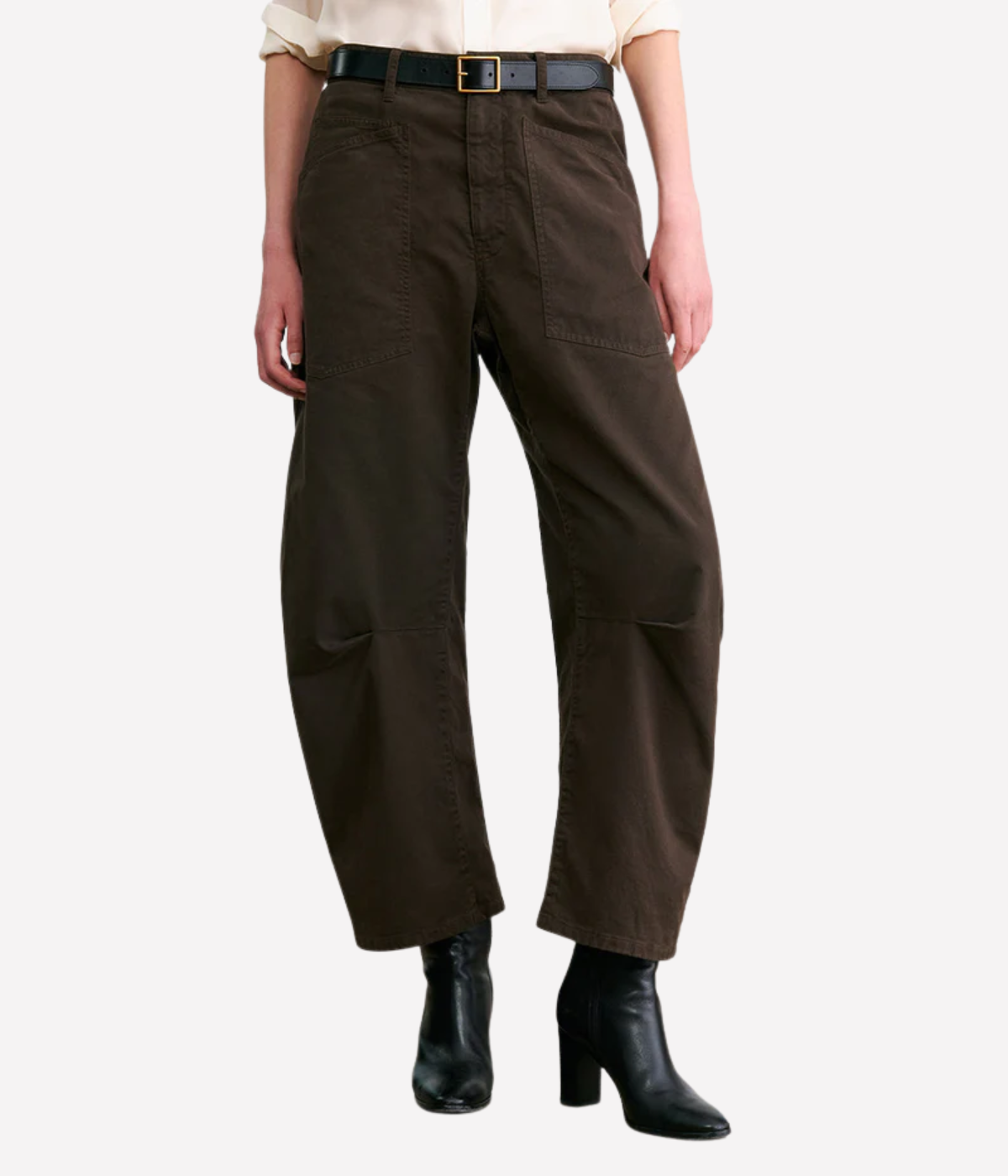 Shon Pant in Chocolate Brown