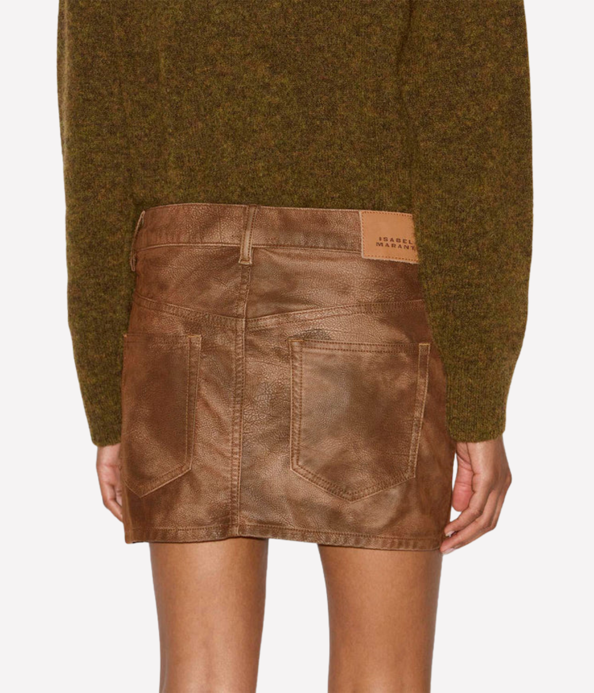 *FINAL SALE* Kimmy Skirt in Tobacco