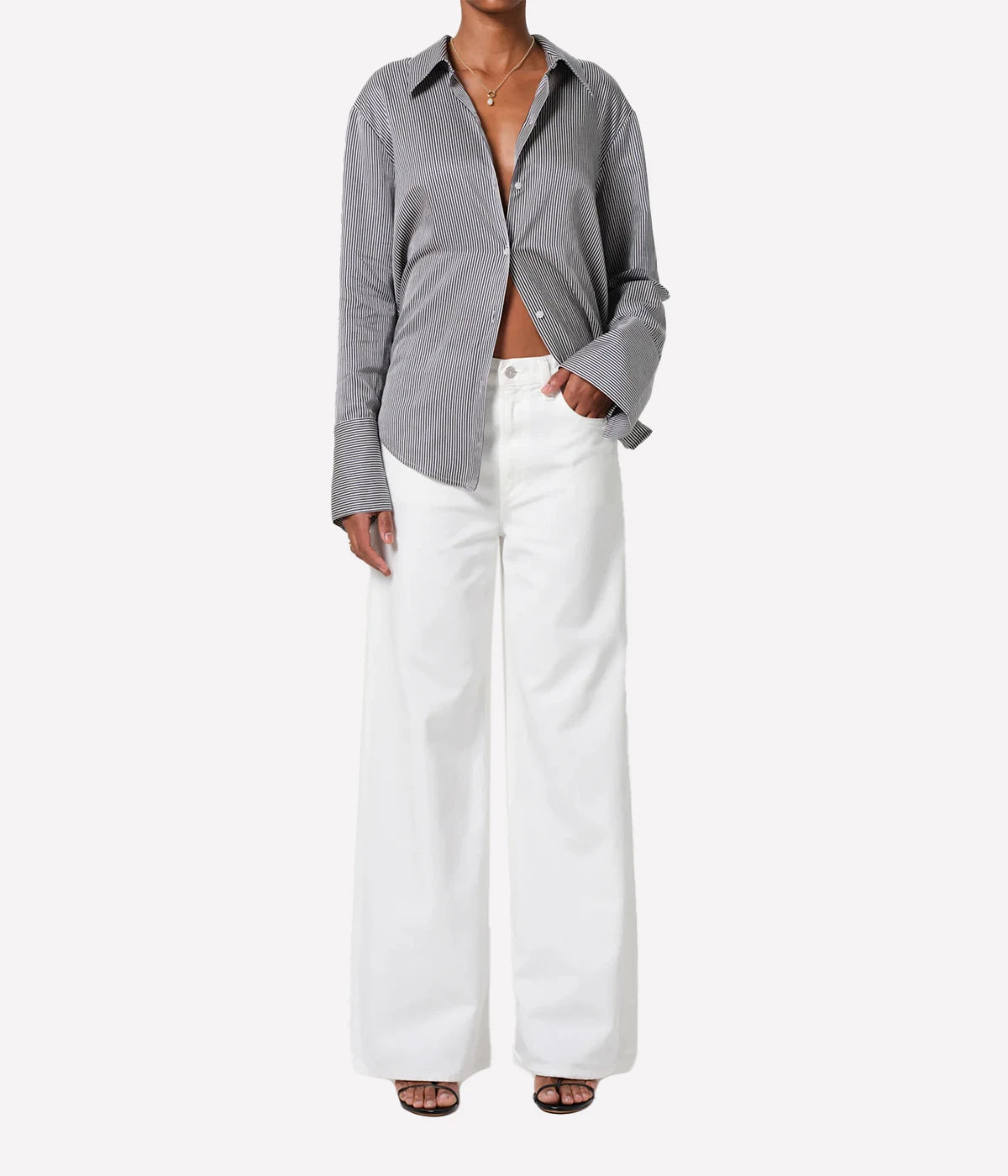 Paloma Baggy Jean in Soft White