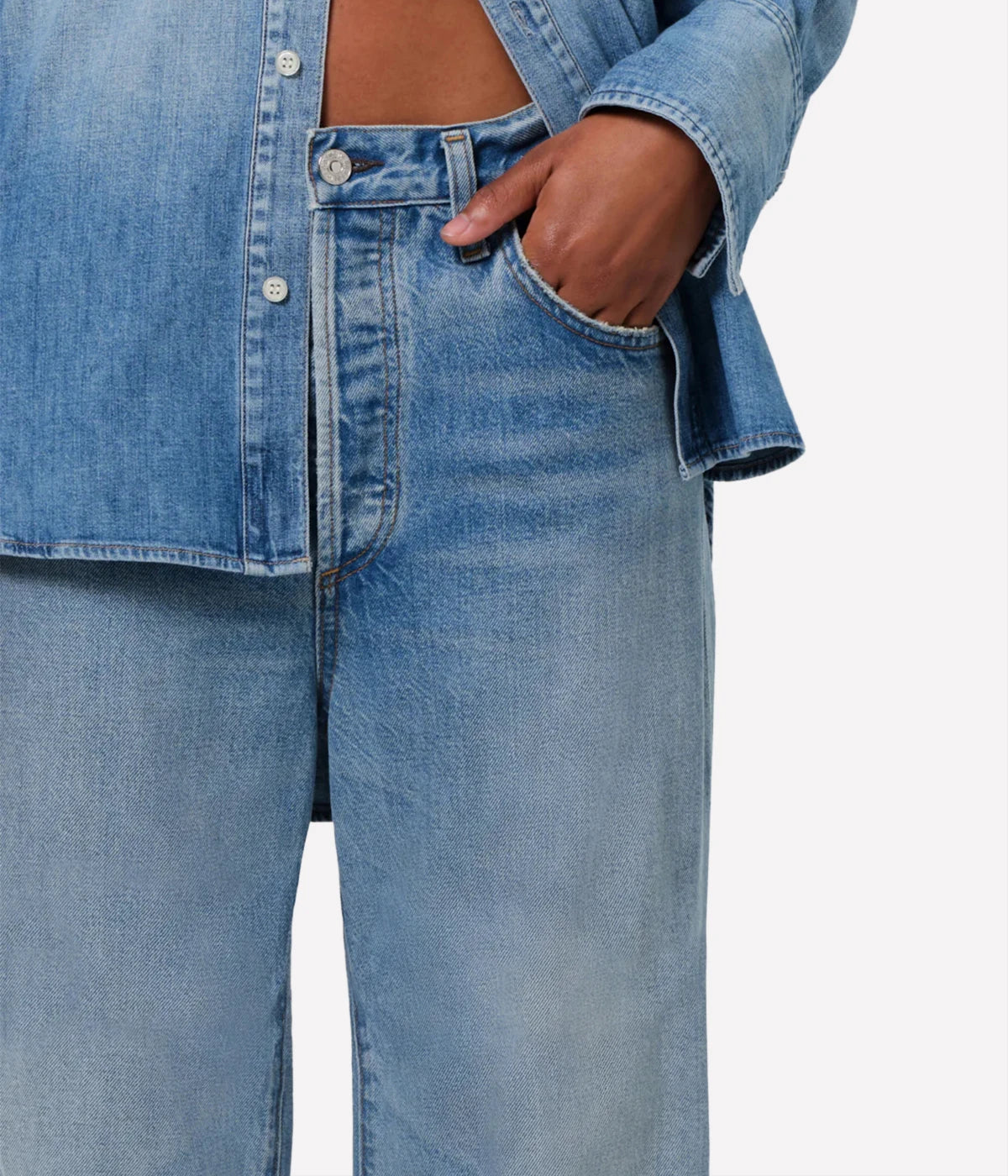 Paloma Baggy Jean in Chalice