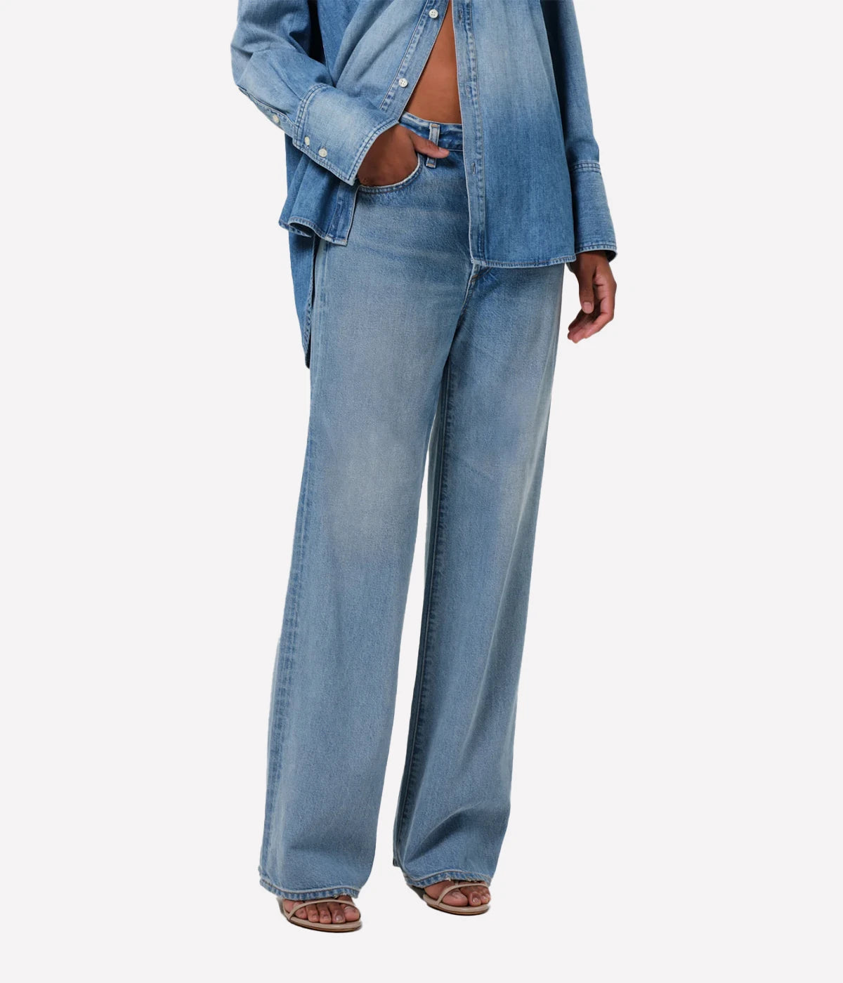 Paloma Baggy Jean in Chalice