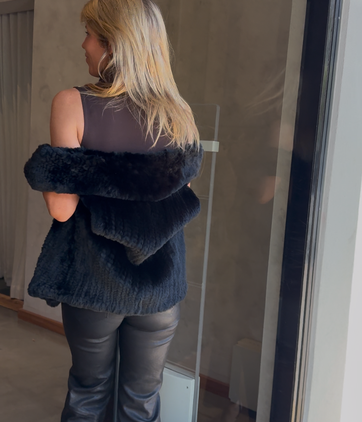 Gilet 50cm in Noir