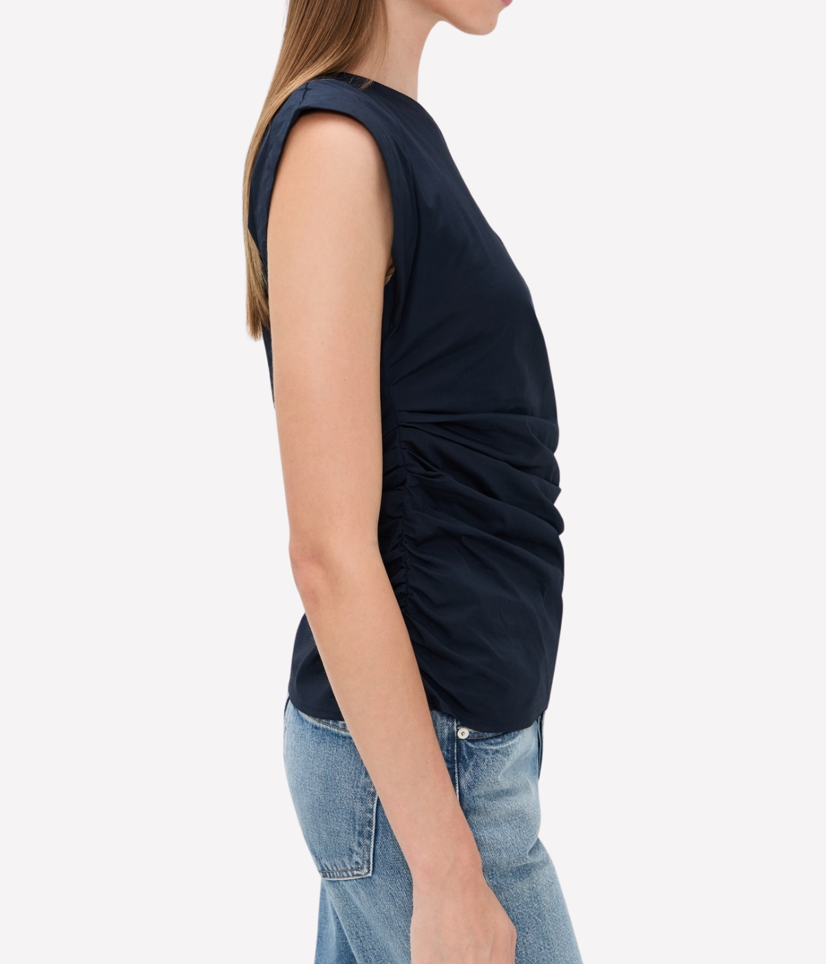 Nara Top in Evening Blue