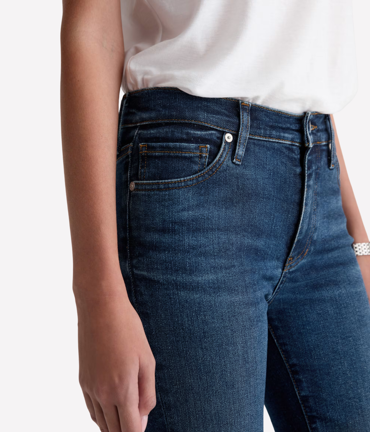 Mari Crop Jean in Night Cap
