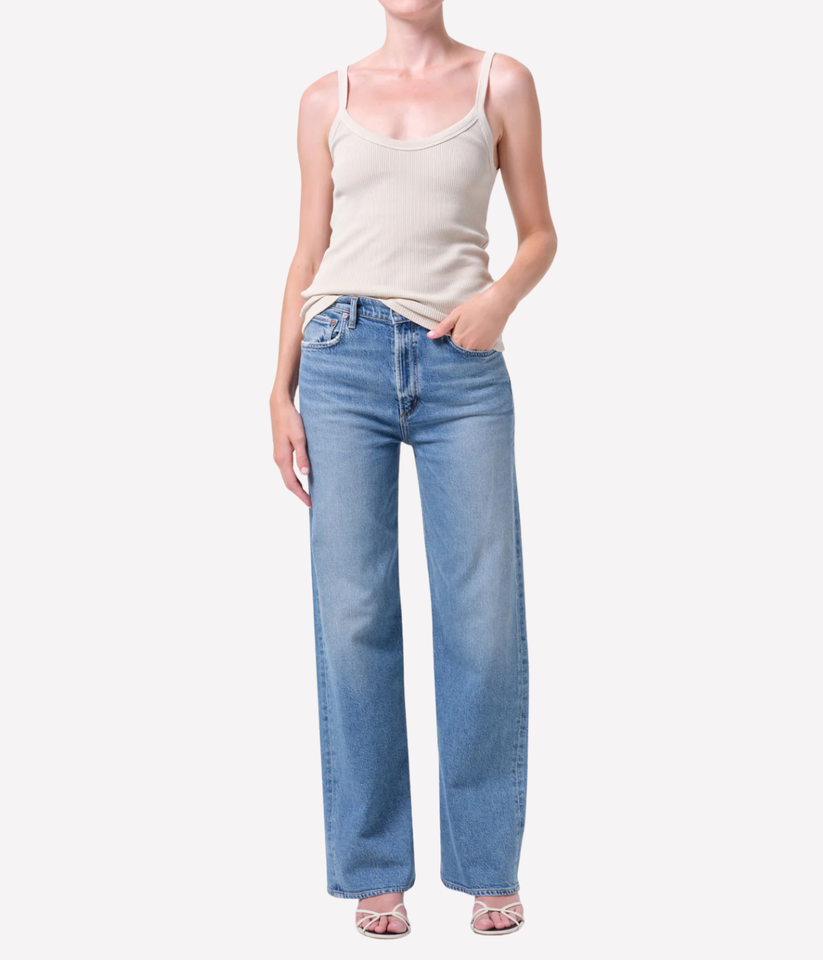 Ren 32" Jean in Measure - model shot