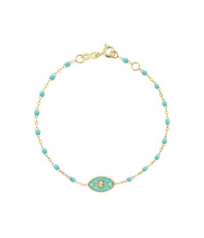 15th Anniversary Custom Karma Bracelet in Vert D'eau