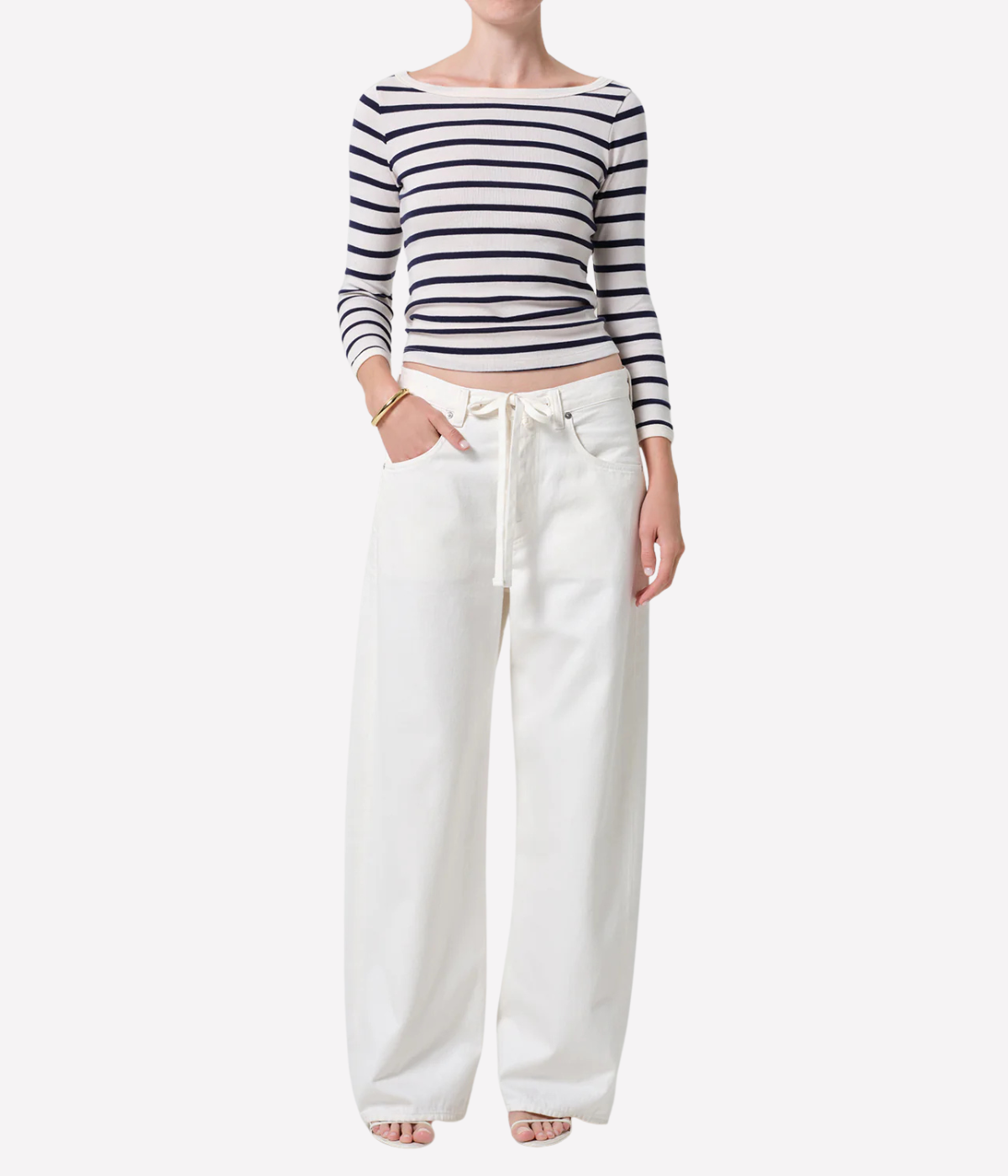 Brynn Drawstring Trouser In Pashmina