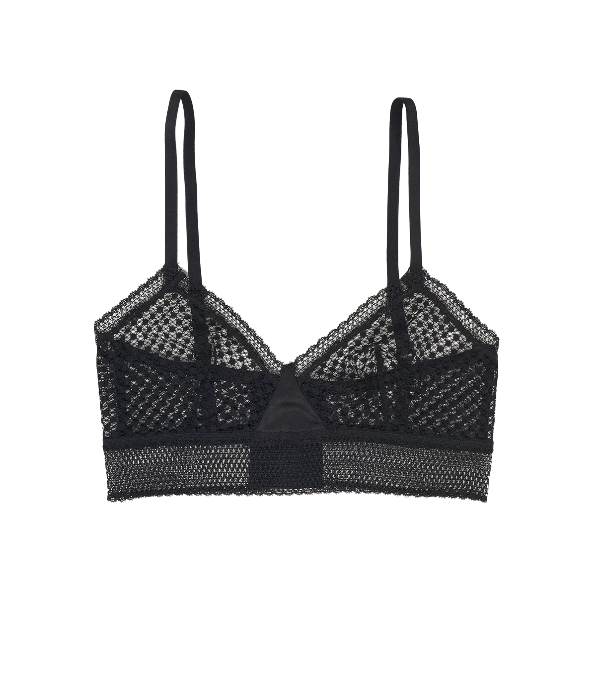 Bella Soft Cup Triangle Bra in Black